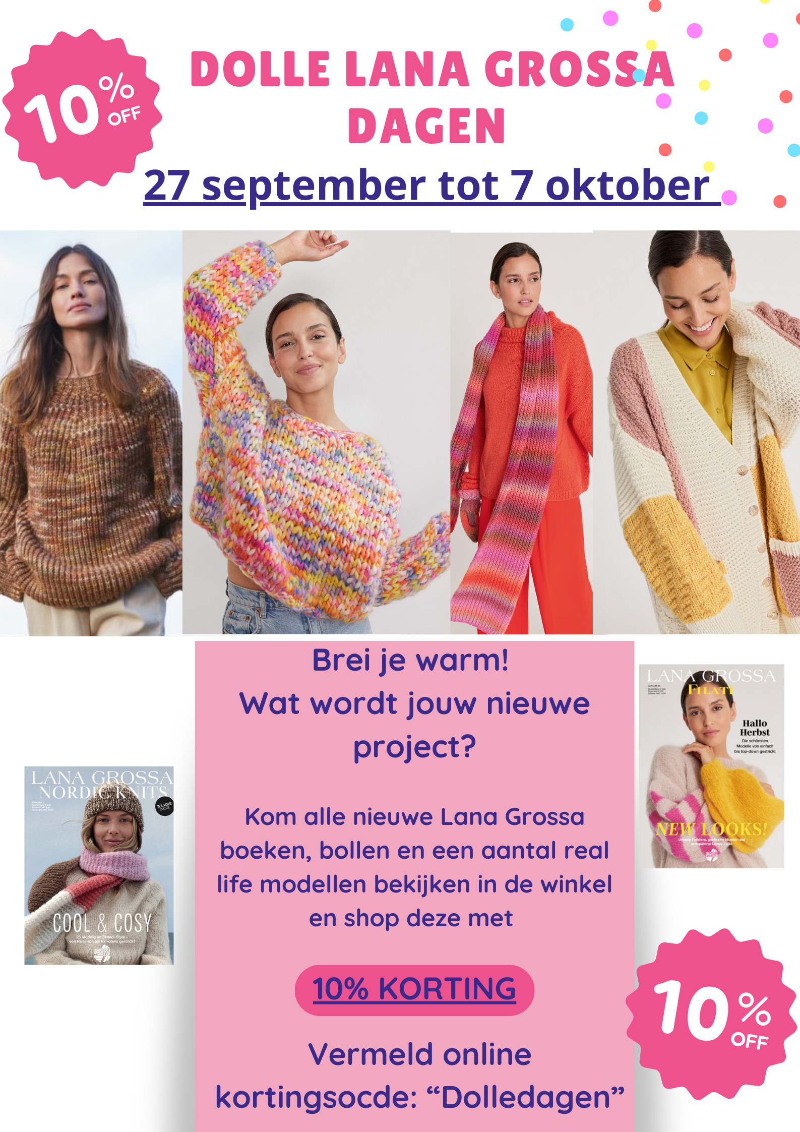 Evenement breien: Dolle Lana Grossa dagen wintercollectie!
